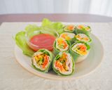 冷しゃぶと揚げなすのおろしぽん酢のせ作り方4写真