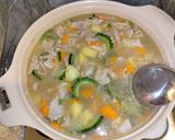 夏野菜のとうもろこしとゴーヤ入りカレー作り方7写真