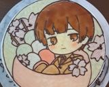 ヘタリア日本 キャラケーキ作り方13写真