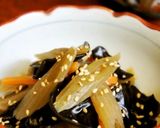 夏バテ解消☆豚肉とキクラゲとふきの煮物作り方7写真