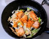 鶏の唐揚げみぞれスパゲッティ作り方6写真