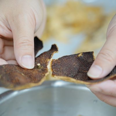 玉竹・沙参・百合根の薬膳スープ｜陳皮と豚肉：工程3