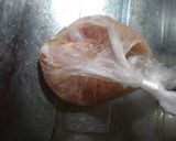 鶏むね肉のハム、さっぱり梅肉のせ作り方2写真