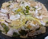 フライパンで野菜と豚バラ肉の蒸し焼き作り方5写真