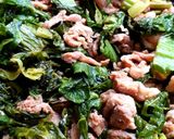 高菜と豚肉の味噌炒め作り方3写真