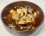 アサリと豆腐と椎茸の味噌汁作り方8写真