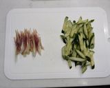 みょうがとキュウリの酢の物カボス添え作り方1写真