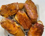 フランスパンのカリカリベーコンチーズ焼き🎵作り方5写真