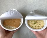 UFO＆どん兵衛の麺のクロスオーバー作り方2写真