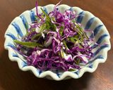 紫キャベツと茎わかめのサラダ作り方4写真
