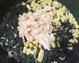 最強炊き込みご飯　ひじき＆大豆＆ツナ作り方3写真