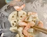 蓮根とえびのサラダ作り方4写真