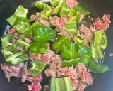 牛肉と野菜の炒め物作り方3写真