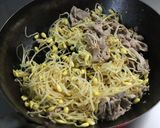 1人分★豚肉・豆もやし・青じその醤油炒め作り方4写真