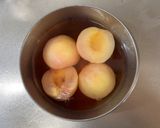 桃のレアチーズケーキ作り方6写真
