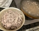 ゆで豚こま肉の甘辛豚キムチ作り方2写真
