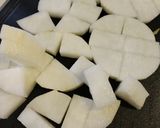 圧力鍋で♡大根とひき肉のそぼろあんかけ♬作り方1写真