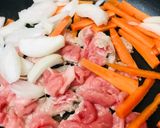 五目焼きそば●海苔マヨソースしあげ作り方1写真
