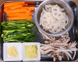 秋の味覚たっぷり🍚とろとろ甘酢あんの野菜炒め🤩🍁作り方1写真