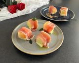 簡単！シャキッと新玉ねぎの生ハム巻き前菜作り方4写真