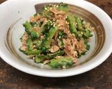時短！ゴーヤとツナのわさび醤油おかか和え作り方5写真