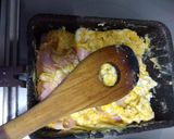 バター味ベーコンと卵のスクランブルegg作り方5写真