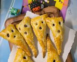 残っていたつぶあんでハロウィンお化けパイ作り方4写真