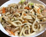 味つけ簡単🔰野菜ミックスで作る和風焼きうどん作り方4写真