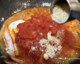 渡り蟹のトマトクリームパスタ♬作り方6写真