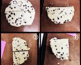 生クリーム入りいちごのチョコスコーン作り方3写真