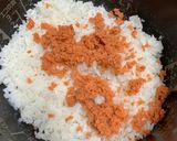 おにぎり 塩昆布とほぐし鮭作り方1写真
