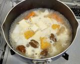 甘酒と塩麹でまろやか鶏と根菜の煮物作り方6写真