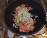 豚挽肉茄子ピーマンのケチャップソース炒め作り方1写真