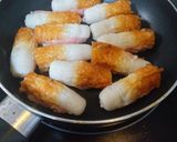 減塩レシピ❣かもめちくわの肉詰め作り方5写真