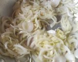 イサキと新玉ねぎの鮎魚醤スパゲッティ作り方8写真