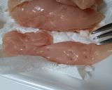 ササミ茹で蒸し風作り方1写真