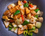 揚げない酢豚。作り方6写真
