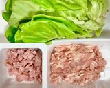 レンジでロールサラダ菜作り方1写真