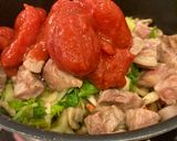 豚肉と夏野菜のトマト煮込み作り方10写真