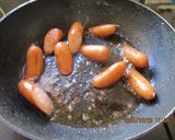 ほうれん草とウィンナーの甘炒め😋作り方1写真