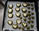 不器用白チョコ入抹茶(他でも)クッキー作り方6写真