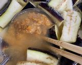 味噌汁　さつま芋・なす・玉ねぎ作り方8写真