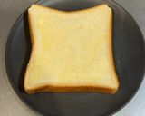 目玉焼きトースト作り方1写真