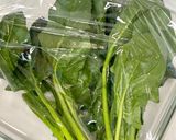 ほうれん草のチーズリゾット作り方1写真