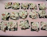 お弁当・おつまみ♬ふわふわお好み海苔天♪作り方3写真