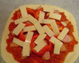 トマトソースピザパン作り方5写真