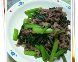 ご飯がすすむ♪牛肉とほうれん草の甘辛炒め作り方3写真