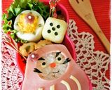 ＊キャラおかず＊　お正月に♪サイコロ作り方5写真