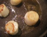 ホタテのポアレ〜ほうれん草クリーム添え〜作り方2写真