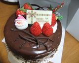 2009　クリスマス　チョコレートケーキ作り方19写真